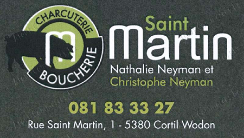 Boucherie St Martin