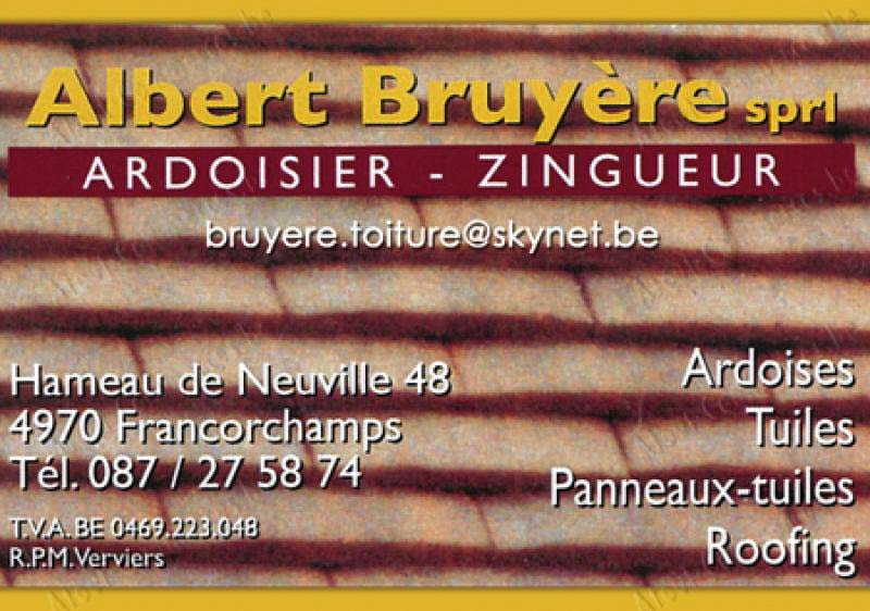 Bruyère Albert Sprl
