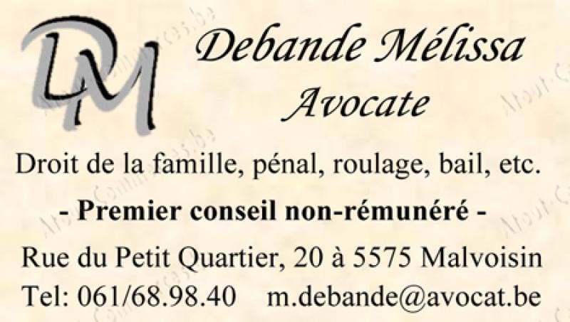 Debande Mélissa