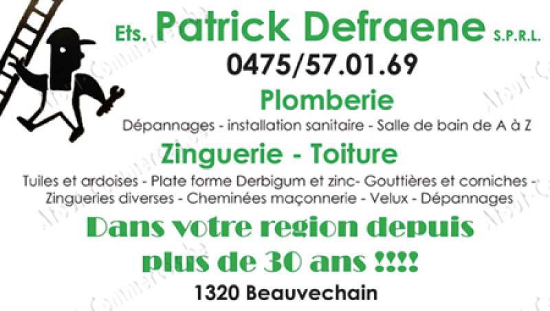 Defraene Patrick Sprl