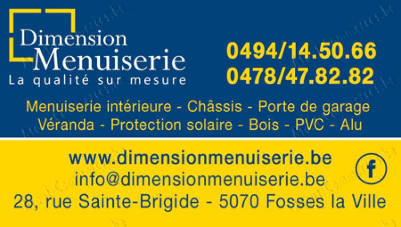 Dimension Menuiserie Concept Sprl