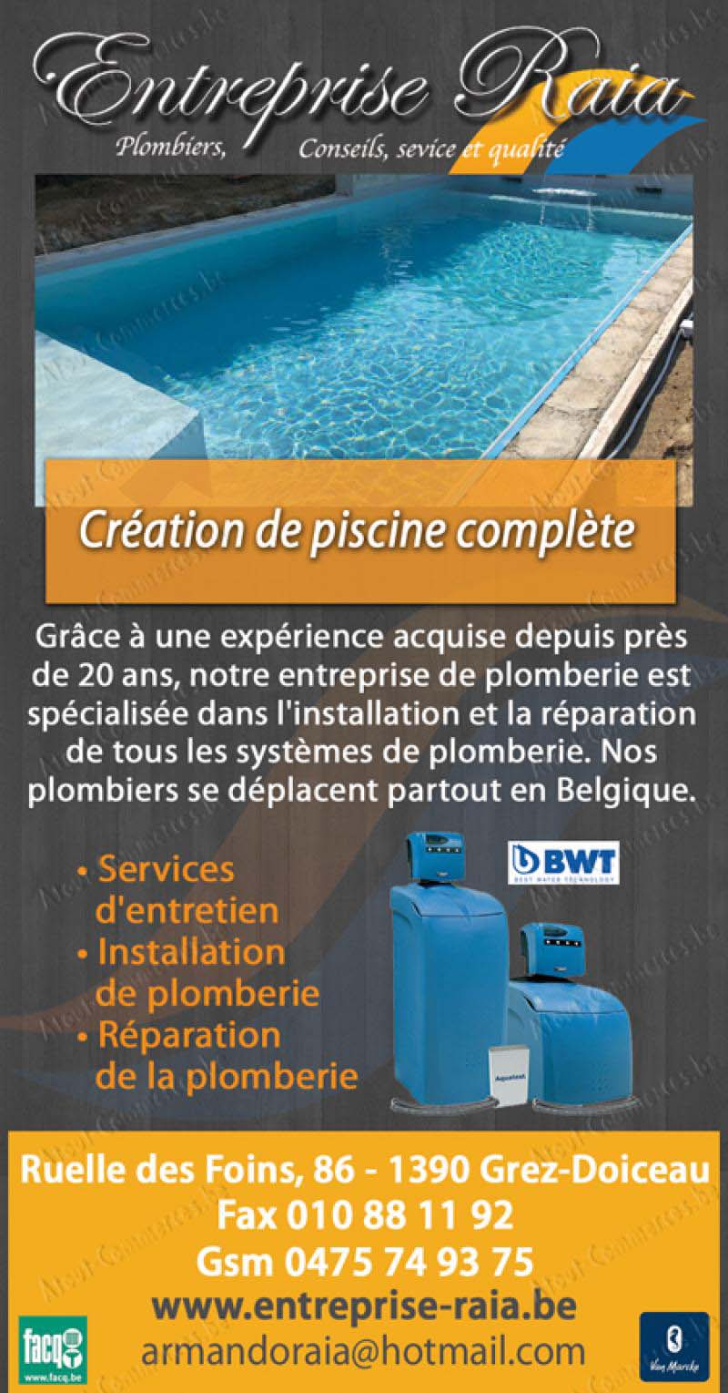Entreprise Raia Sprl