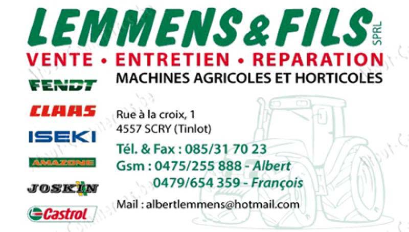 Lemmens & Fils Sprl