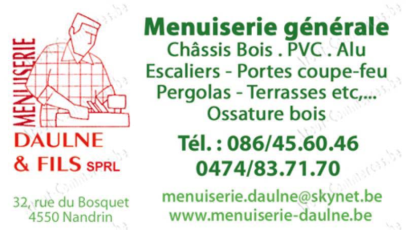 Menuiserie Daulne & Fils Sprl