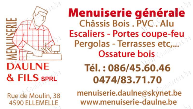 Menuiserie Daulne & Fils Sprl