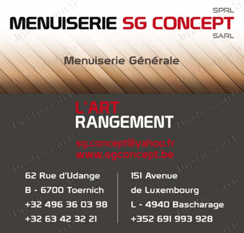 Menuiserie SG Concept Sprl