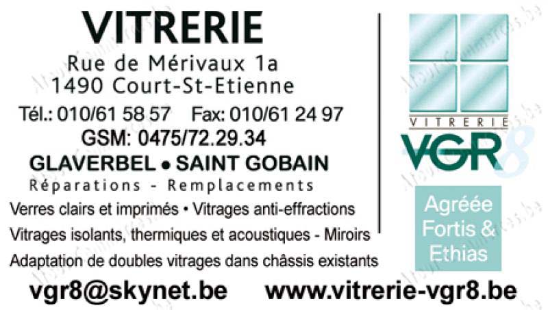 Vitrerie VGR8 Sprl