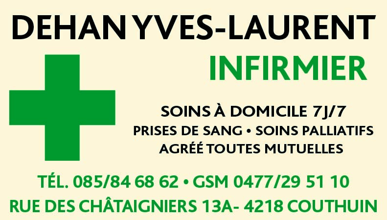 Dehan Yves-Laurent- Infidyl soins