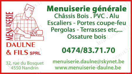 Menuiserie Daulne & Fils Sprl