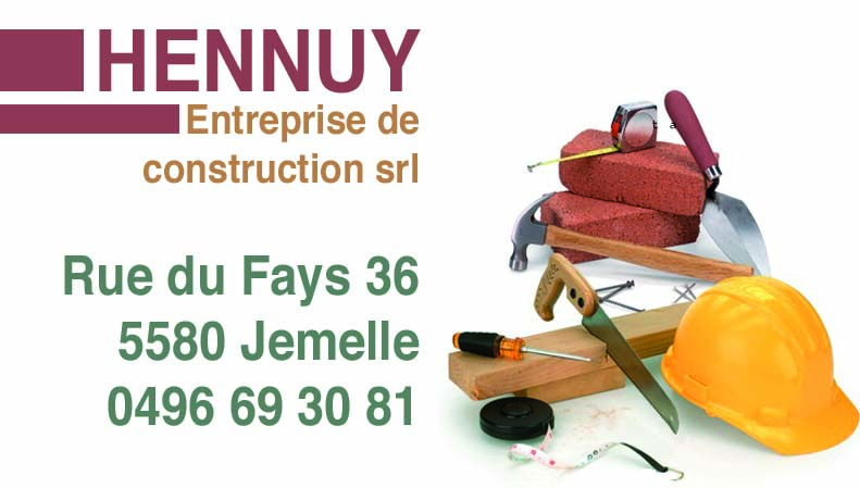 Entrepreneur de Construction Hennuy Albin