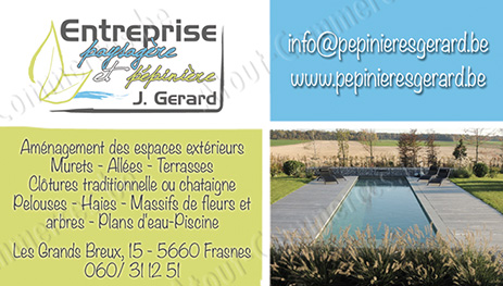 Entreprise Paysagère & Pépinières J. Gérard