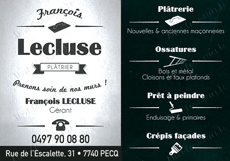 Lecluse François Sprl