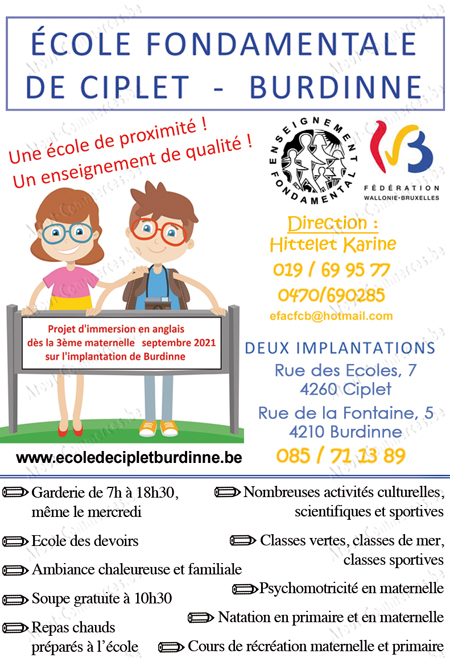 Ecole Fondamentale Ciplet & Burdinne