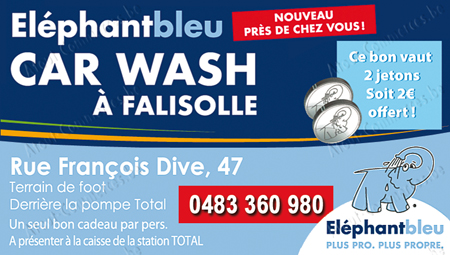 Car Wash Eléphant Bleu Falisolle