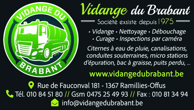 Vidange du Brabant 