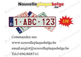 Nouvelle Plaque Belge